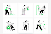 Animated Medical Mini Illustrations, a Person Illustration by Vectors Market (Thumbnail 5 of 7)