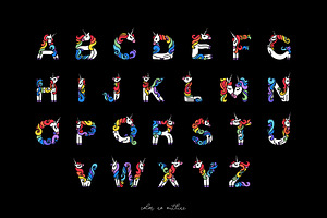 Unicorn Alphabet