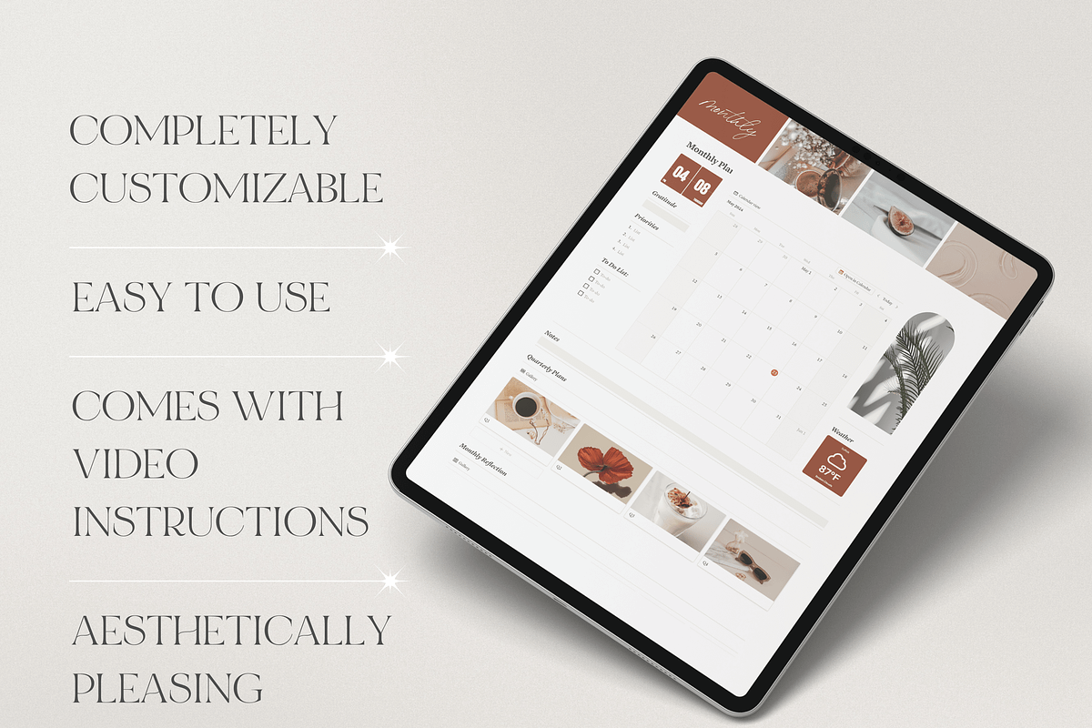 Notion Life Planner, a Websites & App Template by Asha Glenn Design Studio (Photo 7 of 12)