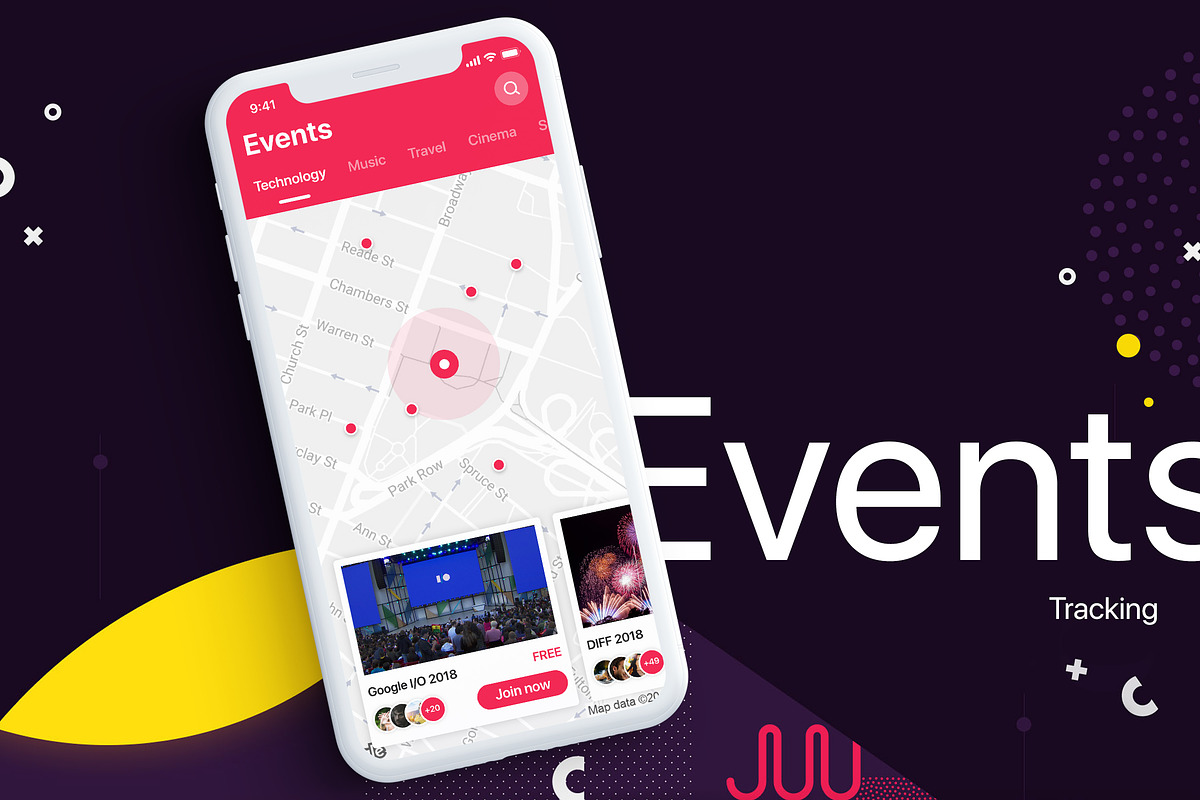 Map/Location UI Inspiration Template, an App Template by hoangpts