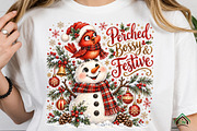 Perched, Bossy & Festive Christmas, a Seasonal Illustration by Craft Nest (Thumbnail 4 of 6)