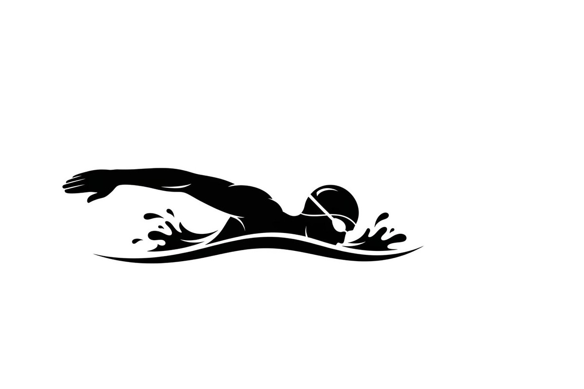 Swimming Sport Silhouette Vector Bun, an Illustration by jahid234 (Photo 50 of 51)