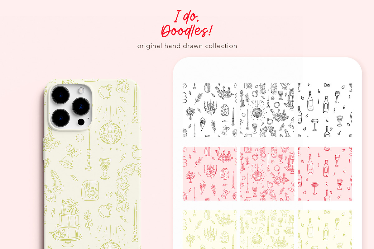 I Do, Doodles! Wedding Clipart Pack, a Decorative Illustration by Volha Studio (Photo 9 of 9)