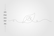 continuous line drawing eco friendly, an Object Graphic by lawoel (Thumbnail 1 of 3)