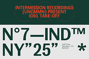 Uncmmn Produkt - 6 style Sans Serif, a Sans Serif Font by Kotivoro (Thumbnail 11 of 17)