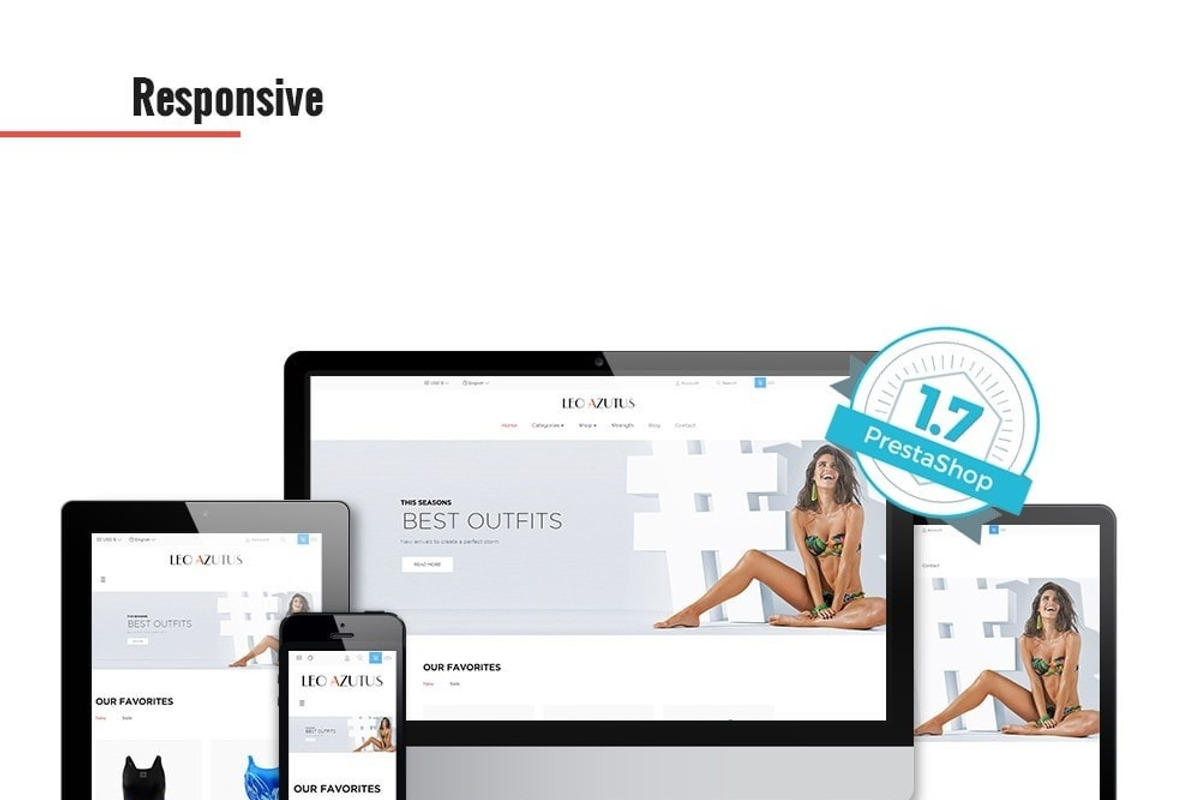 Leo Azutus Responsive Prestashop, a Bootstrap Template by LeoTheme (Photo 7 of 7)
