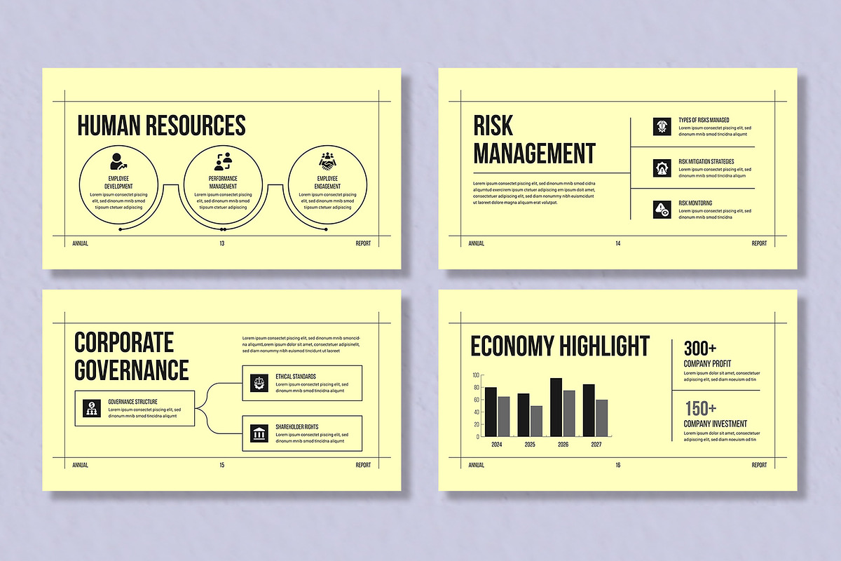 Annual Report Presentation, a Presentation Template by Mighty-Slide (Photo 5 of 6)