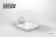 Clear Cupcake Box Packaging Mockup, a Cups & Container Mockup by INCDesign (Thumbnail 6 of 8)