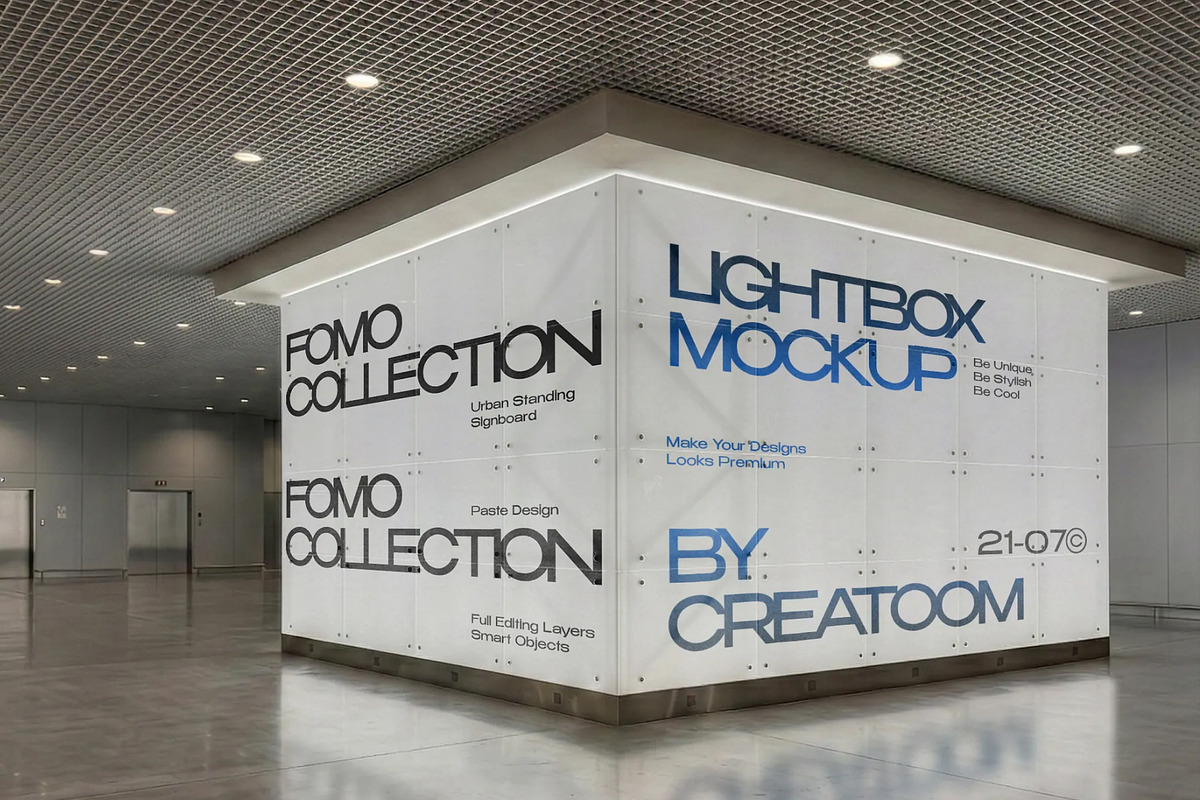Urban Advertising Mockups (10 psd), an Advertising Mockup by Creatoom (Photo 4 of 10)