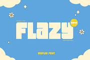 Flazy Display Font, a Font by Ryan Rivaldo Vierra (Thumbnail 1 of 6)