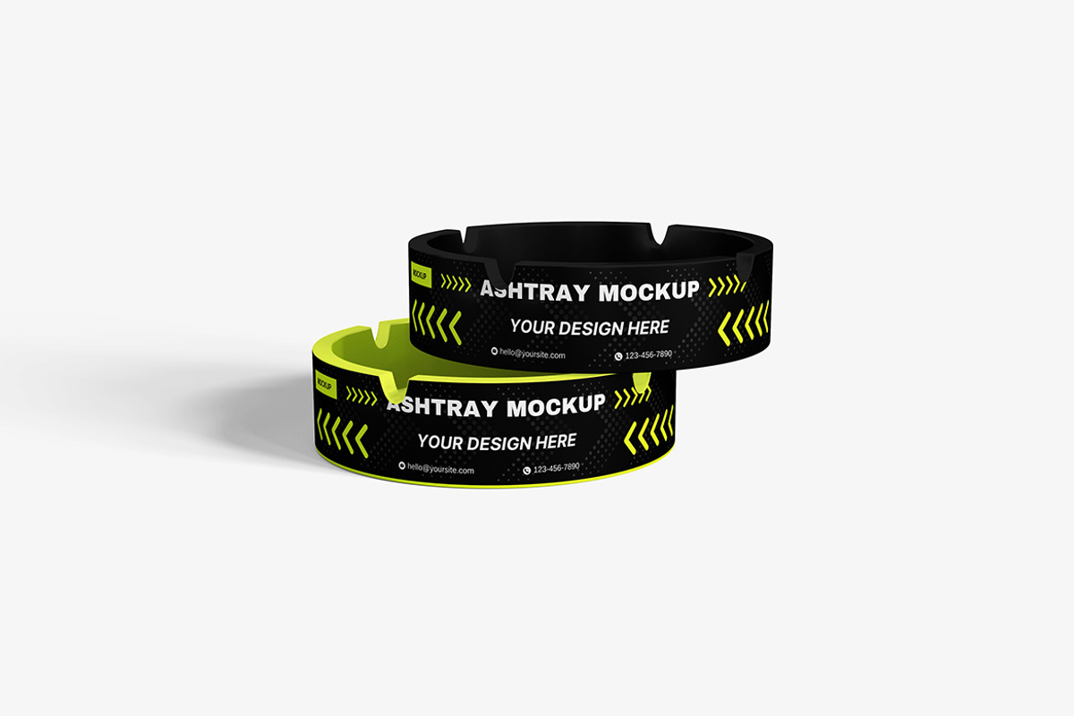 Ashtray Mockup, a Product Mockup by MrLetters (Photo 5 of 5)