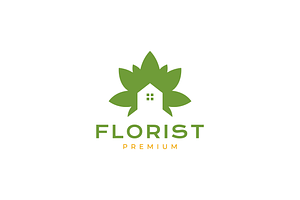 botanical house beauty logo design, a Branding & Logo Template by devastd