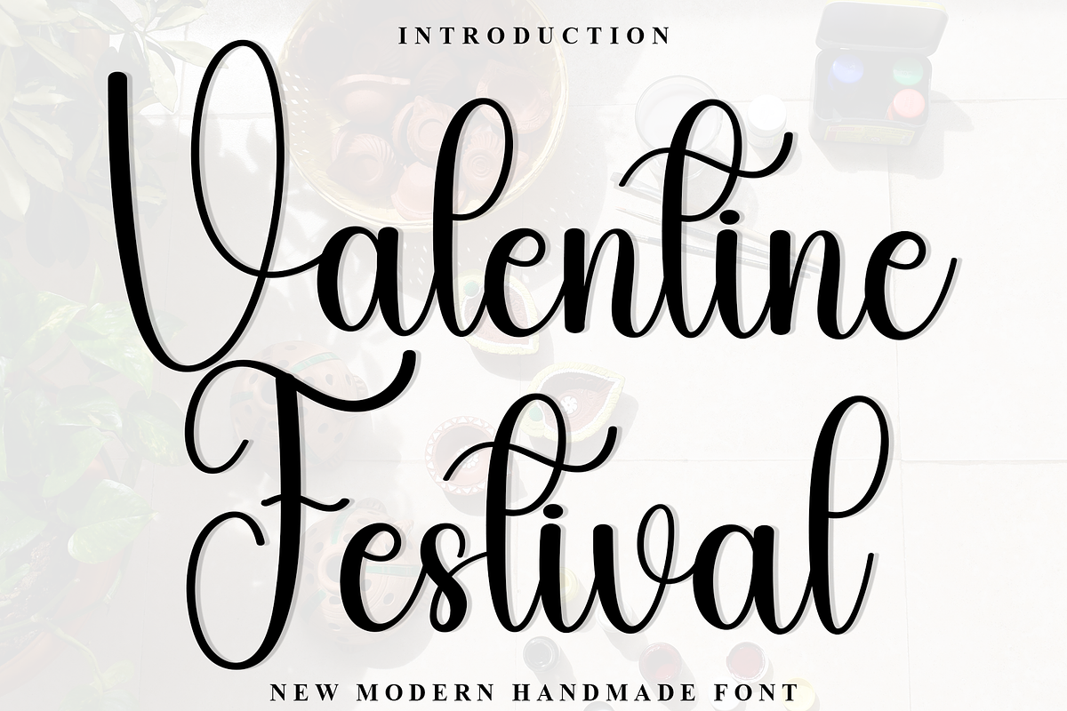 Valentine Festival, a Handwritten Font by InermediaSTUDIO (Photo 1 of 8)