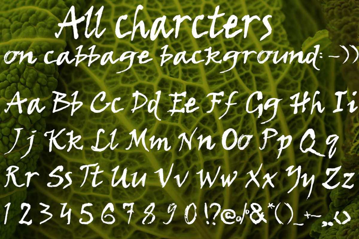 Snabbyshoe font preview 3