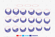 Damask Hoop Earrings Laser Cut SVG, a Pattern Graphic by Lasercutiny (Thumbnail 2 of 2)