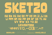 Sketzo - Handwritten Display Font, a Sans Serif Font by Pandeka Studio (Thumbnail 9 of 9)