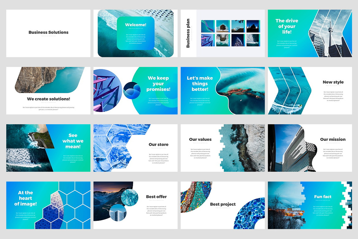 Business Solutions PowerPoint, a Presentation Template by Presentation Templates (Photo 2 of 8)