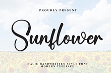 Sunflower | Script Font