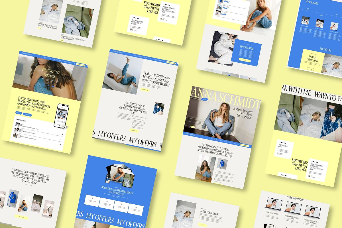 Squarespace 7.1 Template for coaches preview 7
