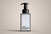 Soap Dispenser Square Bottle Mockup, a Packaging Mockup by Muhazdinata (Thumbnail 7 of 18)