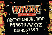 Wakiki Layered Typeface + Bonus, a Sans Serif Font by Drizy (Thumbnail 2 of 9)