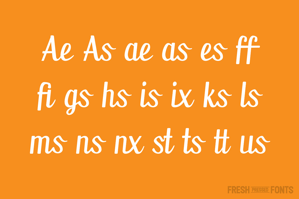 Seaside Font preview 4