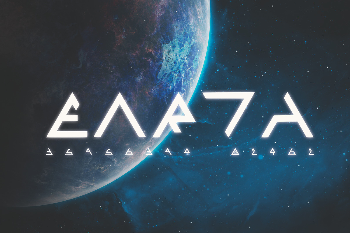 ASCENSION - A Futuristic Typeface preview 3