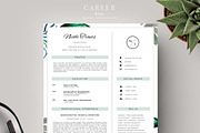 Modern Resume & CoverLetter Template, a Resume Template by careerboutique (Thumbnail 1 of 6)