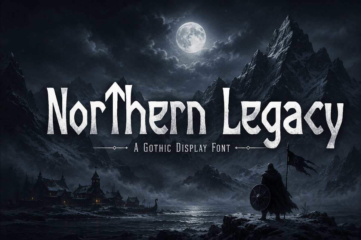 Northern Legacy, a Slab Serif Font by Wow Magic (Photo 1 of 4)