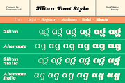 Jiftan - 12 Retro Family, a Serif Font by Dharmas Foundry (Thumbnail 2 of 15)