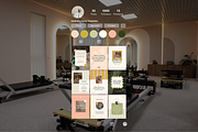 Luxury Pastel Pilates IG Templates, a Social Media Template by CanvaTemplateClubCo (Thumbnail 3 of 10)