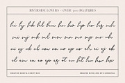 Riverside Lovers - Elegant Font Duo, a Serif Font by SilverStag Type Foundry (Thumbnail 16 of 20)