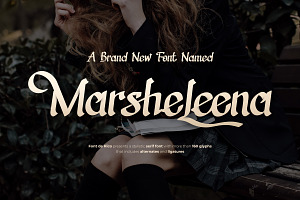 Marsheleena - Stylistic Serif Font