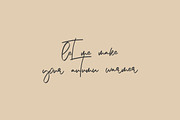 Crystal Lake Handwritten Font, a Script Font by Katie Holland (Thumbnail 6 of 6)