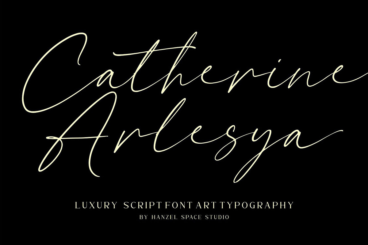 Rafelya Carrotin | Luxury Script, a Script Font by HanzelSpace Studio (Photo 2 of 9)