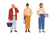 Modern diverse business women set, a Person Illustration by Good Studio (Thumbnail 5 of 6)