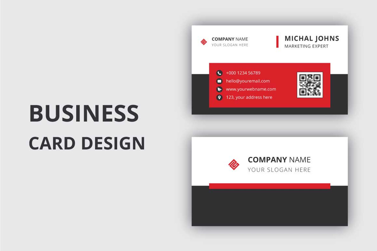 Minimal Business Card Design, a Business Card Template by Pixel Pro (Photo 3 of 4)