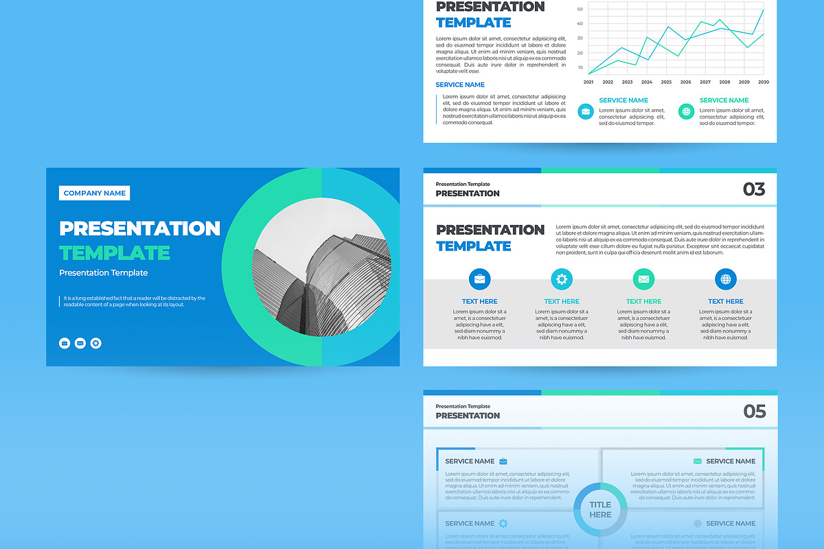 Sleek Marketing Pitch Deck, a Presentation Template by CreativeUP (Photo 3 of 6)