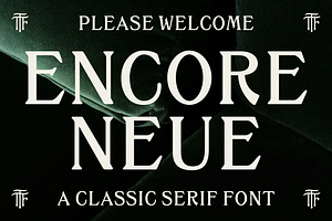 Encore Neue - A Timeless Serif Font