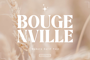 Bougenville - Modern Serif Font, a Serif Font by overlaytemplates (Thumbnail 1 of 5)