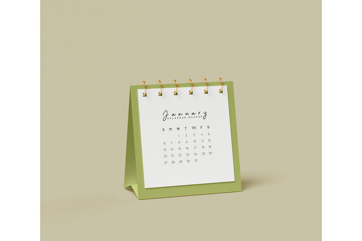 Set of rectangle calendar mockup, a Product Mockup by mockupocka (Photo 12 of 12)