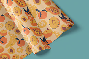 4 Tropical Seamless Patterns