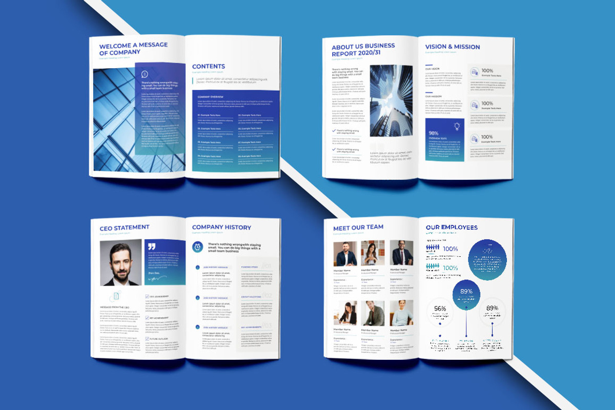 Annual Report Brochure, a Brochure Template by yanindesign (Photo 2 of 5)