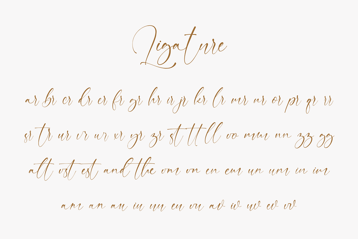 Radella Tevy Signature Handwriting, a Handwritten Font by CreateBigSupply (Photo 6 of 7)