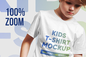 Mixed Kids T Shirt Mockups Vol2