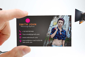 Business Card, Photography Card