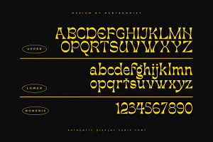 Norway Authentic Display Typeface