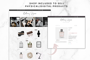Wix website template for Bloggers, a Wix Template by Studio Eburnean (Thumbnail 3 of 7)