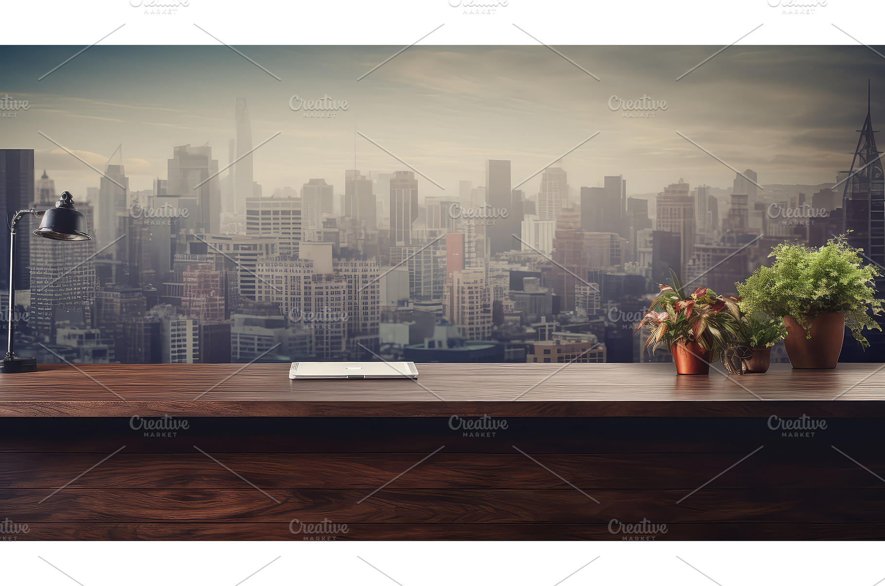 computer table office background ai, a Business Photo by pikepicture