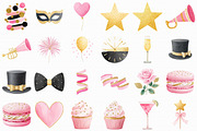 2025 New Year Clipart, Party Graphic, an Illustration by Libby Wishes (Thumbnail 6 of 7)
